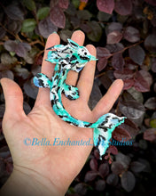 Load image into Gallery viewer, A koi Mermaid Minkin-wicked -blue/aqua/black