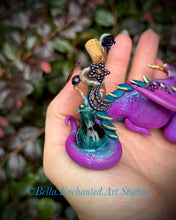 Load image into Gallery viewer, Cassiopeia-Bottled dreams potion keeper-blep crouching Primordial Dragon