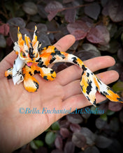 Load image into Gallery viewer, A koi Mermaid Minkin-Excited/ yellow/orange/black