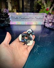 Load image into Gallery viewer, A Black Ice Wyrm-with icy quartz-Blind Bag /random pick