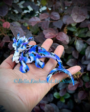 Load image into Gallery viewer, A koi Mermaid Minkin-doe eyes-blue/purple/black