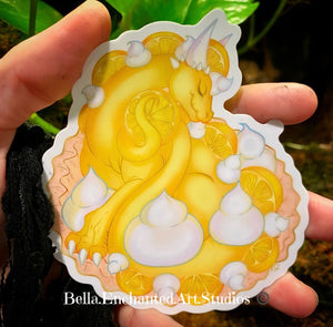 Lemon meringue cutie pie-4”vinyl sticker