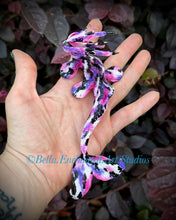 Load image into Gallery viewer, A koi Mermaid Minkin-proud magenta/purple/black