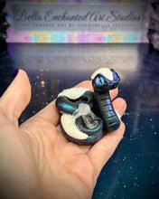 Load image into Gallery viewer, A Black Ice Wyrm-with icy quartz-Blind Bag /random pick