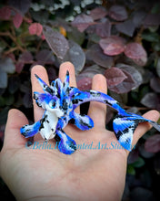 Load image into Gallery viewer, A koi Mermaid Minkin-doe eyes-blue/purple/black