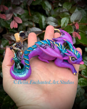 Load image into Gallery viewer, Cassiopeia-Bottled dreams potion keeper-blep crouching Primordial Dragon