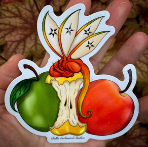 Back to School requires An Apple A Day 4" Vinyl Dragon Sticker